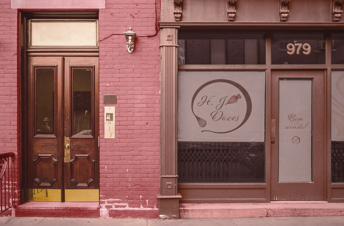 H.J. Doces - Loja - Cores e aplicações da marca